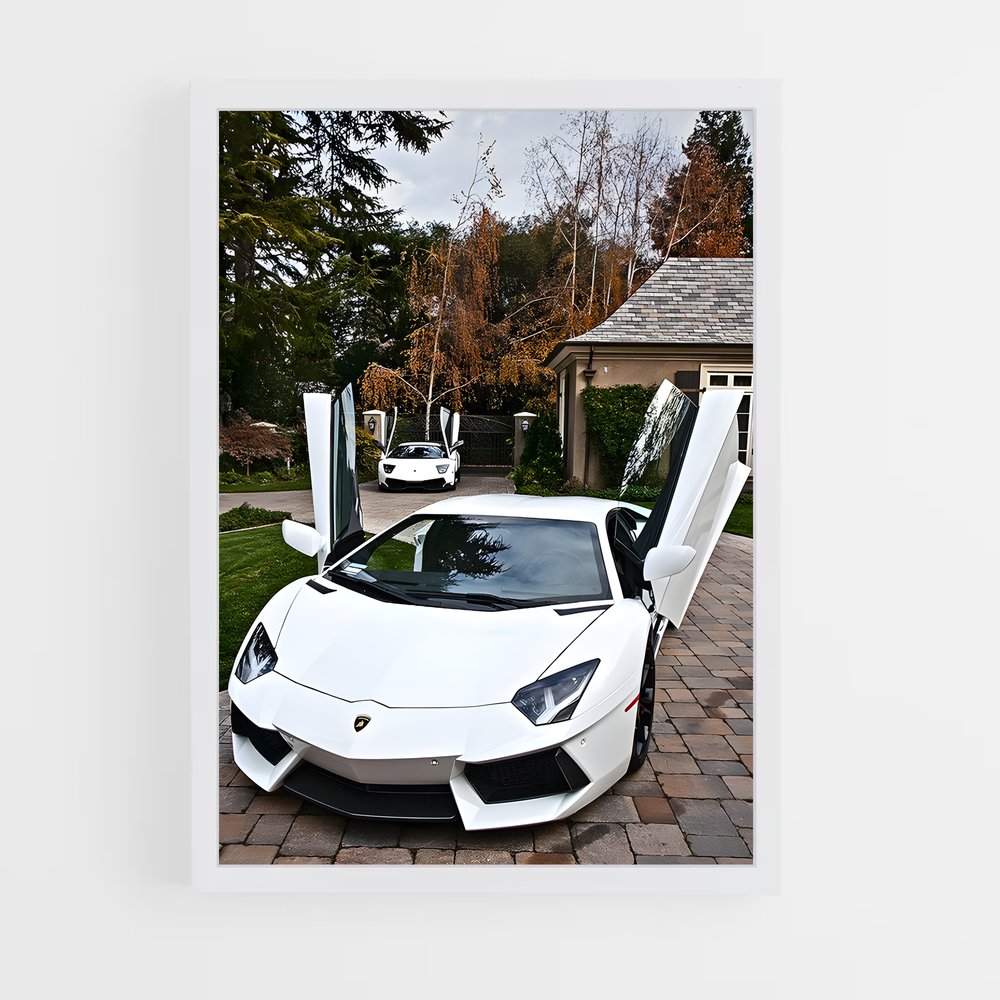 Poster Aventador Votre – affiche Lamborghini (vue 3)